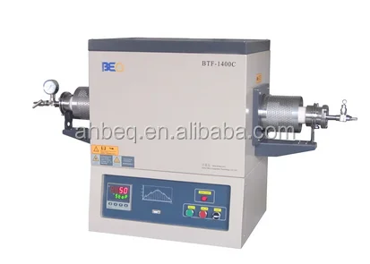 
1400C High Temperature vacuum chamber Tube Furnace For Laboratory Equipment BTF-1400C-OP 