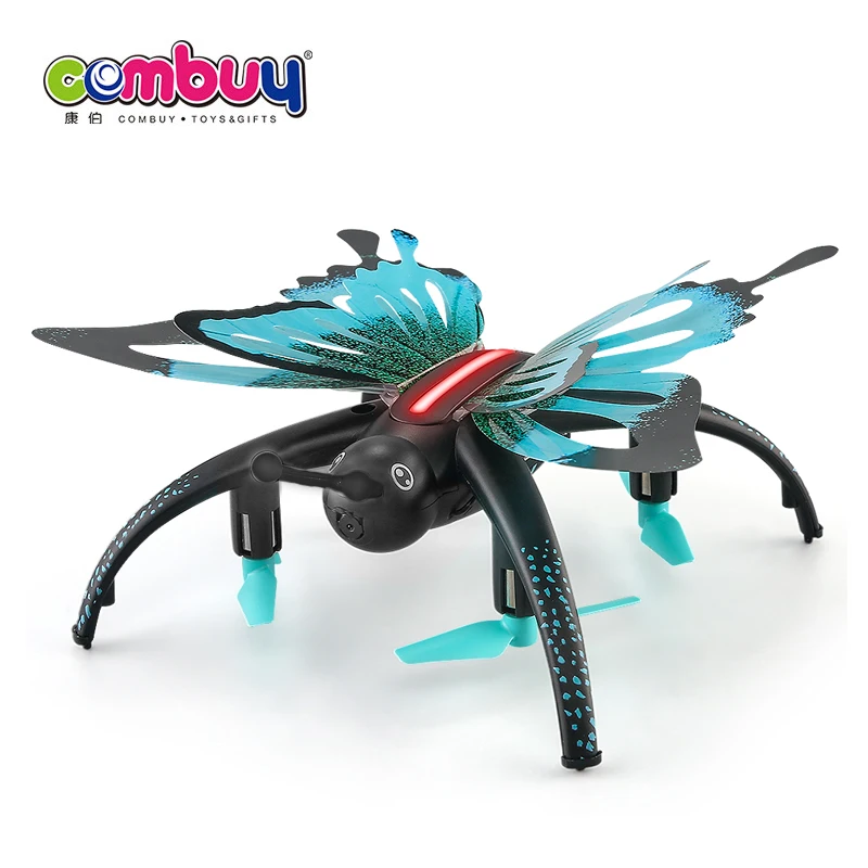 HD camera 480P wifi rc flying toys FPV LED butterfly drone