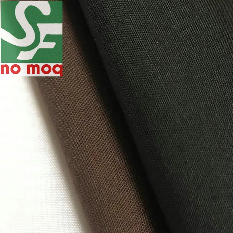 
T/C Woven Plain Shirting Fabric 65 Polyester 35 Cotton Twill Cloth Fabric 