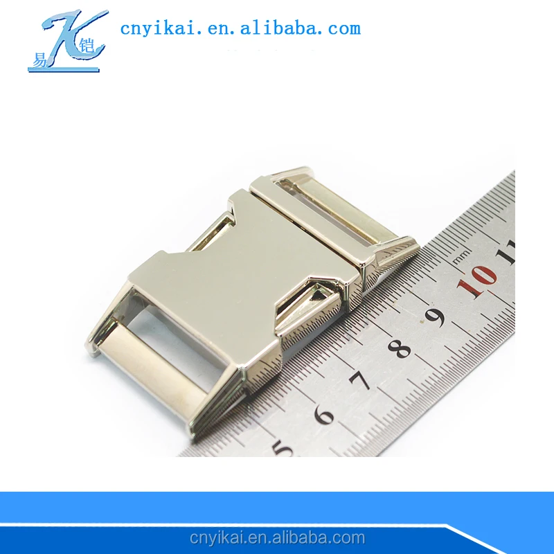 20mm  adjustable strap buckle metal strap bag clip buckle backpack strap buckle