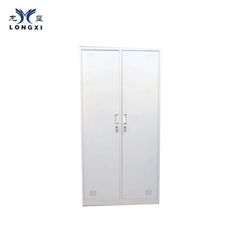 Modern two-door clothes cabinet,storage cabinets metal locker 2door