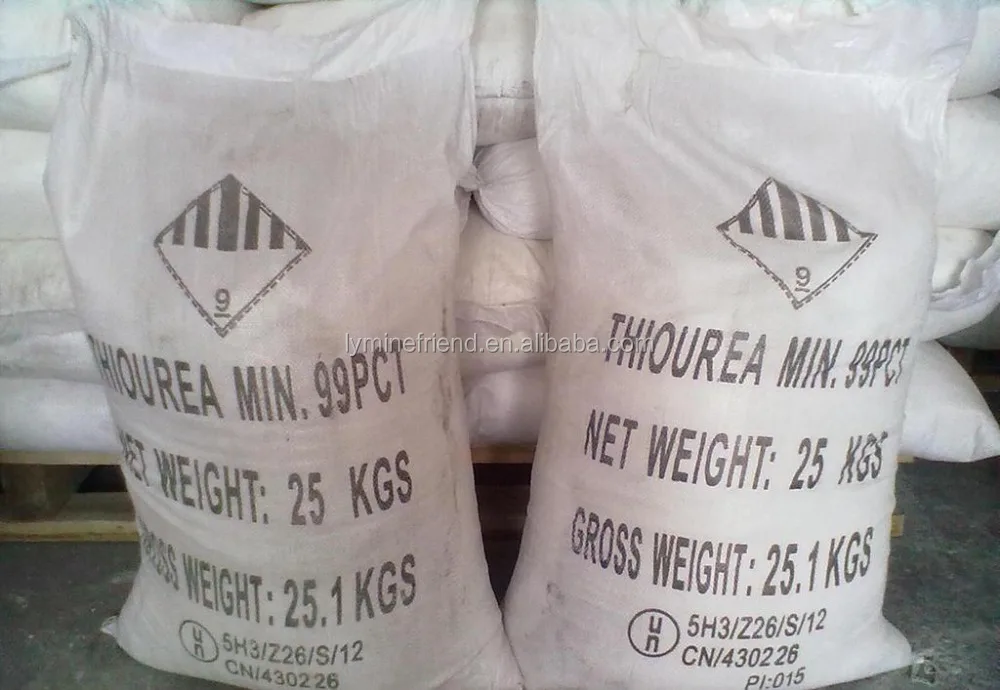 China Factory CAS 62-56-6 of 99%min Thiourea
