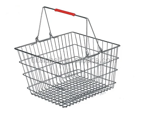 Wholesale small wire mesh metal shopping basket