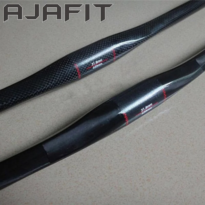 Mountain Bike Bicycle Aluminum Bar Cycling Road Carbon Fiber Low Riser Handle bar