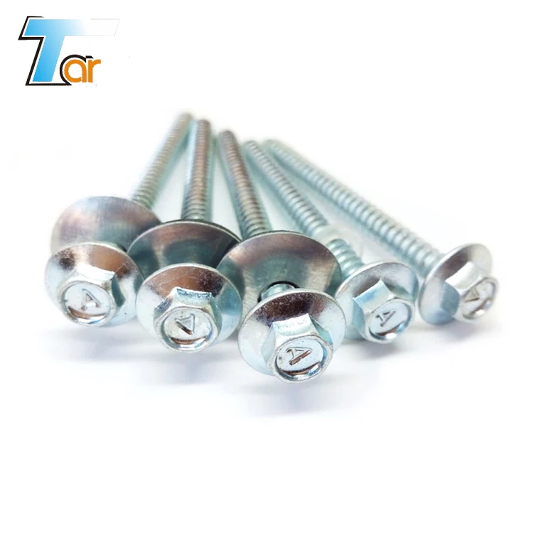 hexagonal arandela cabeza Phillips Drive autoperforantes madera hex head self tapping screw with EPDM / PVC washer