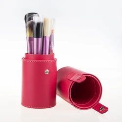 High Quality 12pcs Purple Pink Makeup Brushes With Glitter Handle