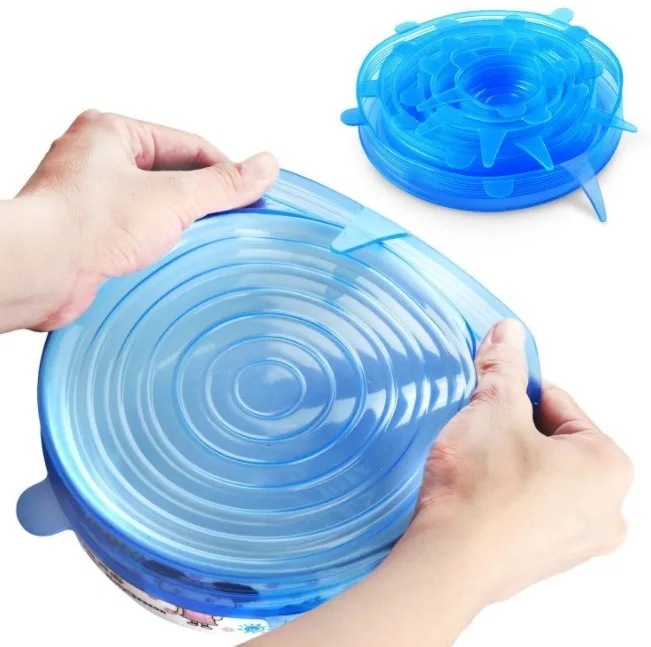 High Quality Reusable Food Grade Silicone Stretch Lid Silicone Fresh Keeping Cover