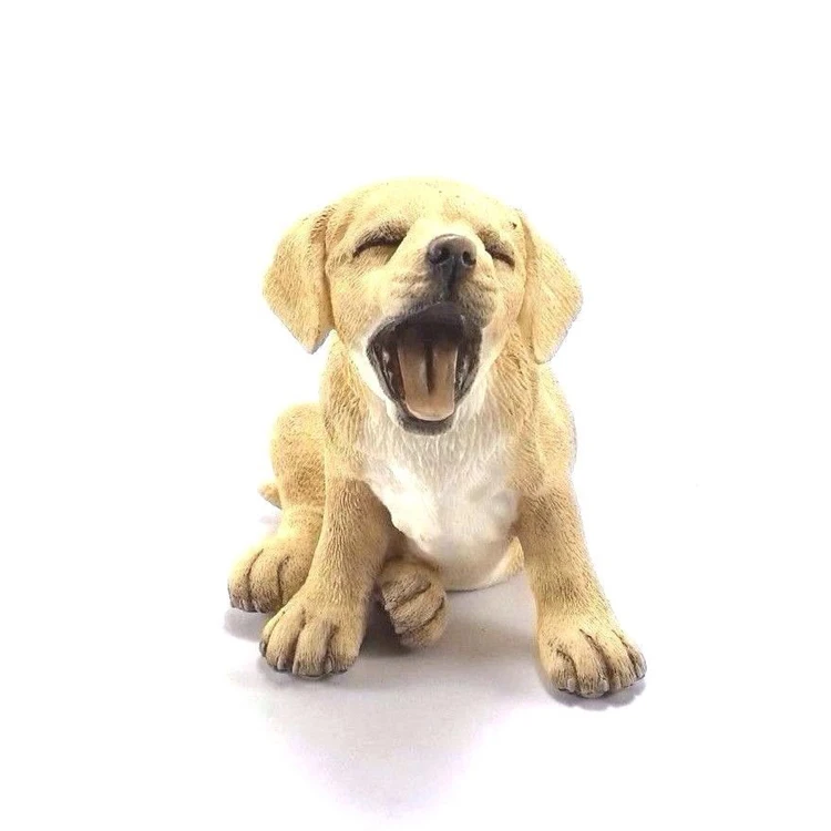 Golden Retriever Dog Figurine Statue Puppy Lovers Pet Resin Gift Collectible
