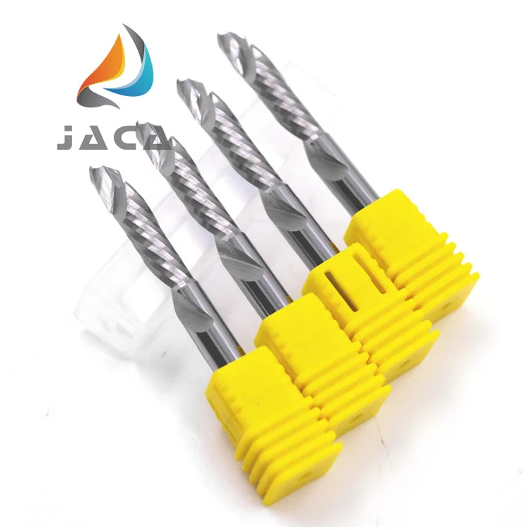 Spiral Flute End Mill Bit/Solid Carbide Single Flute End Mills/Milling Cutter For Acrylic