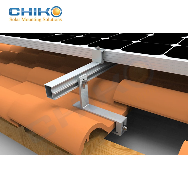 Aluminum base solar mounting pv bracket roof hook for ramp rooftop