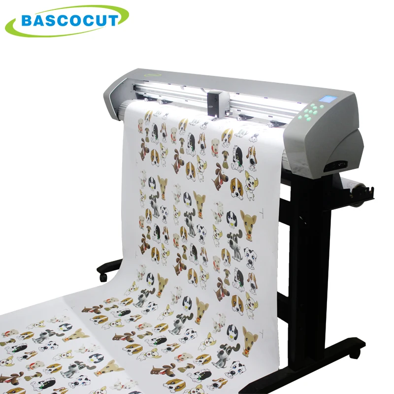 48inch cutting plotter/vinyl car sticker window film cutting machine/Bascocut free software USB driver cutter plotter