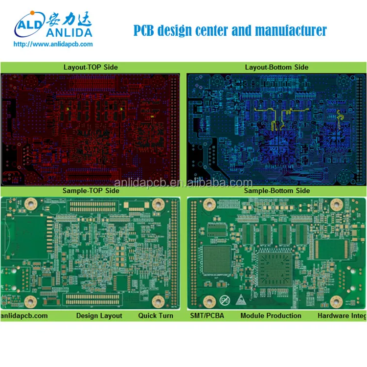 
Unmanned Aerial Vehicle (UAV) 8 layers hdi pcb board design services 