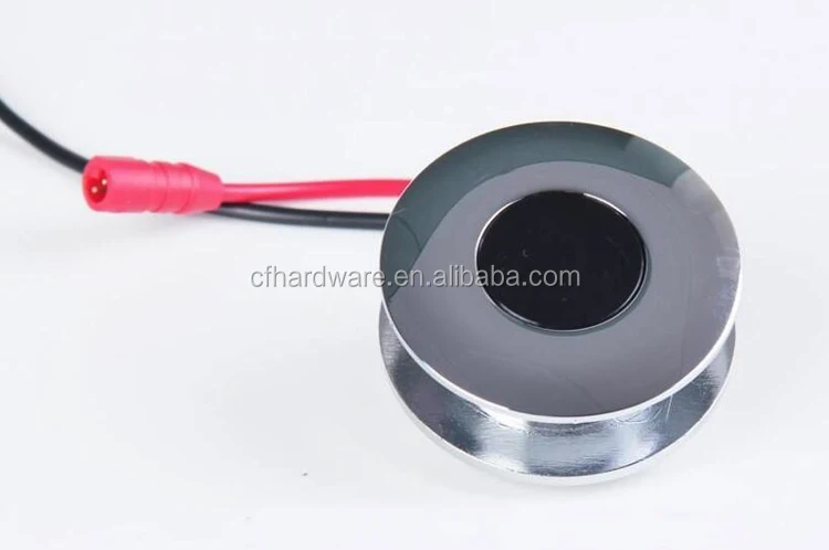 
Brass concealed electronic toilet flusher round automatic sensor urinal flush valve 