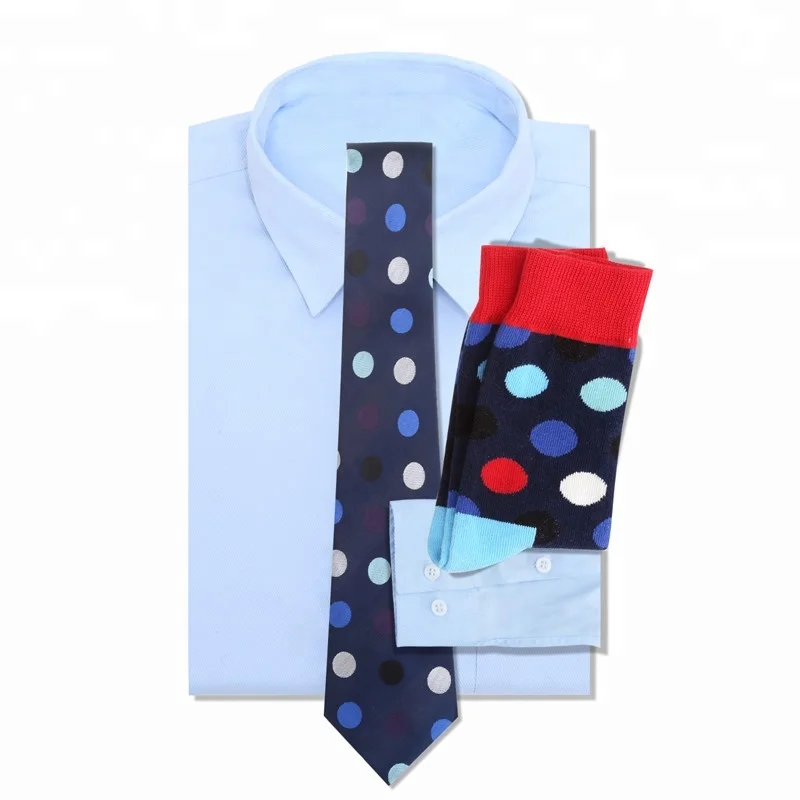 Gift Set Custom Matching Tie And Sock For Men