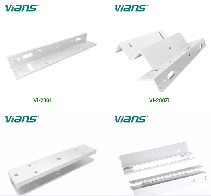 280kg/500kg L type bracket for Magnetic Lock High strength aluminum sandblast finished L bracket for magnetic lock