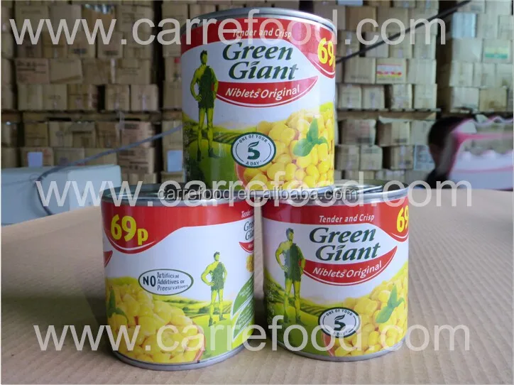 
Good quality 400 g canned vegetable sweet corn 