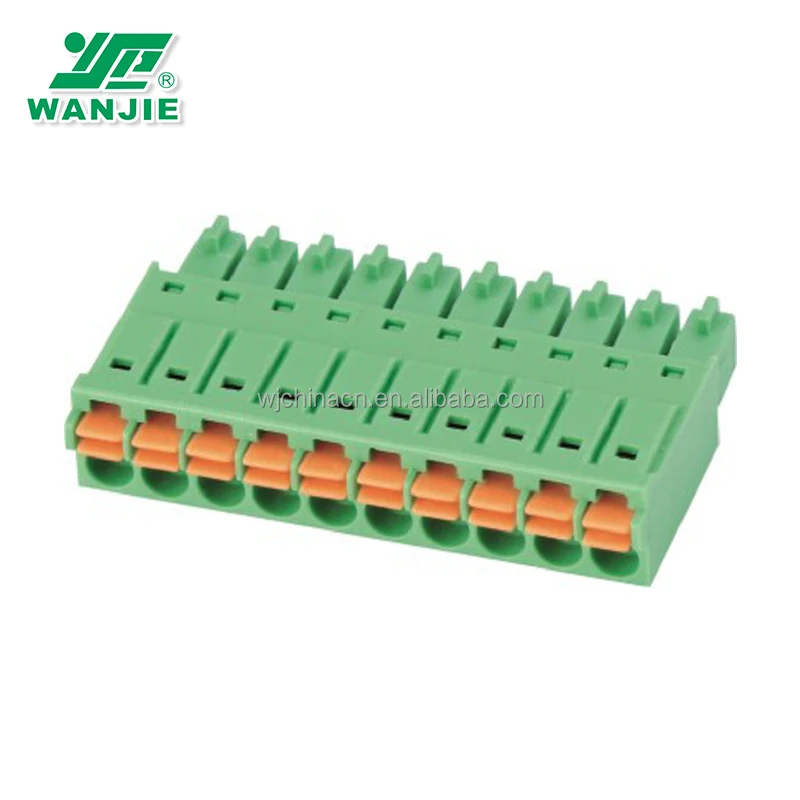 screw terminal block connector pluggable pitch 3.5mm 3.81mm 5.0mm 5.08mm
