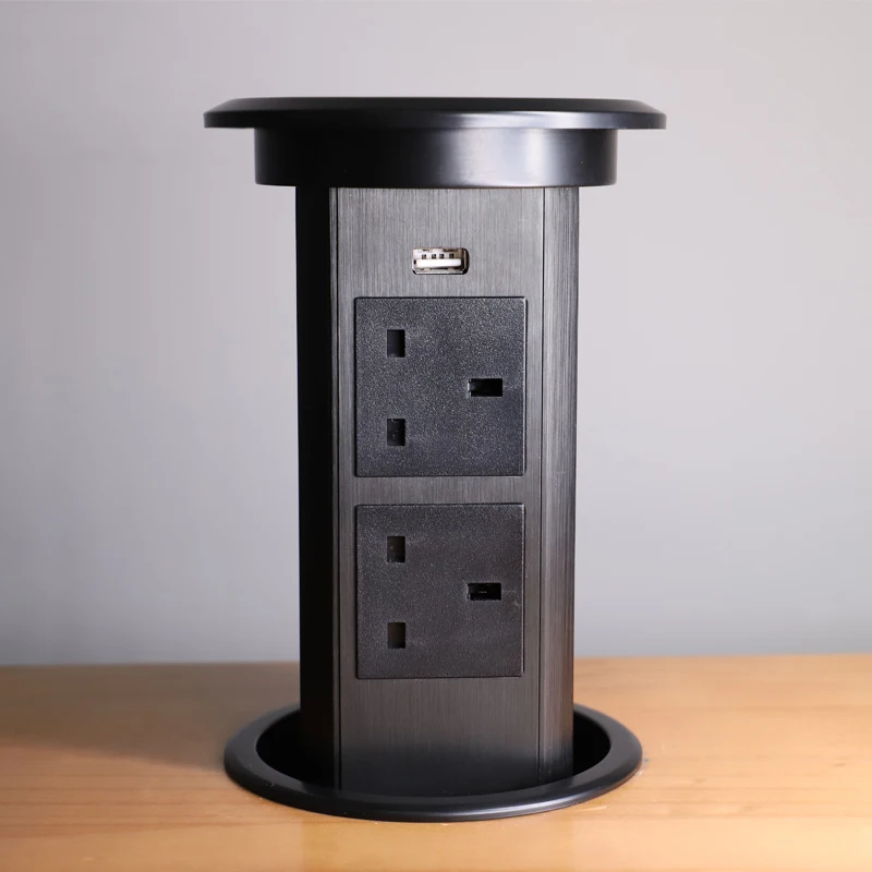 
Office wireless multi socket extension cord electric Lifting Smart auto pop up hidden sockets 