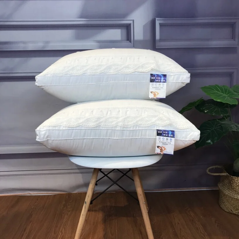 QUILTED MICROFIBER PILLOW 100% DOWN AND FEATHER PILLOW