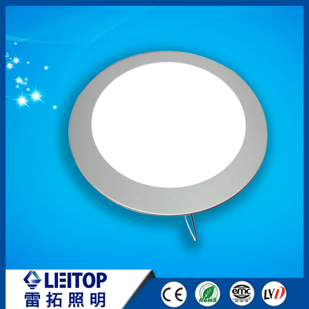 IP44 round led panel light 3w 6w 8w dimmable led light panel SMD slim led panel aluminum
