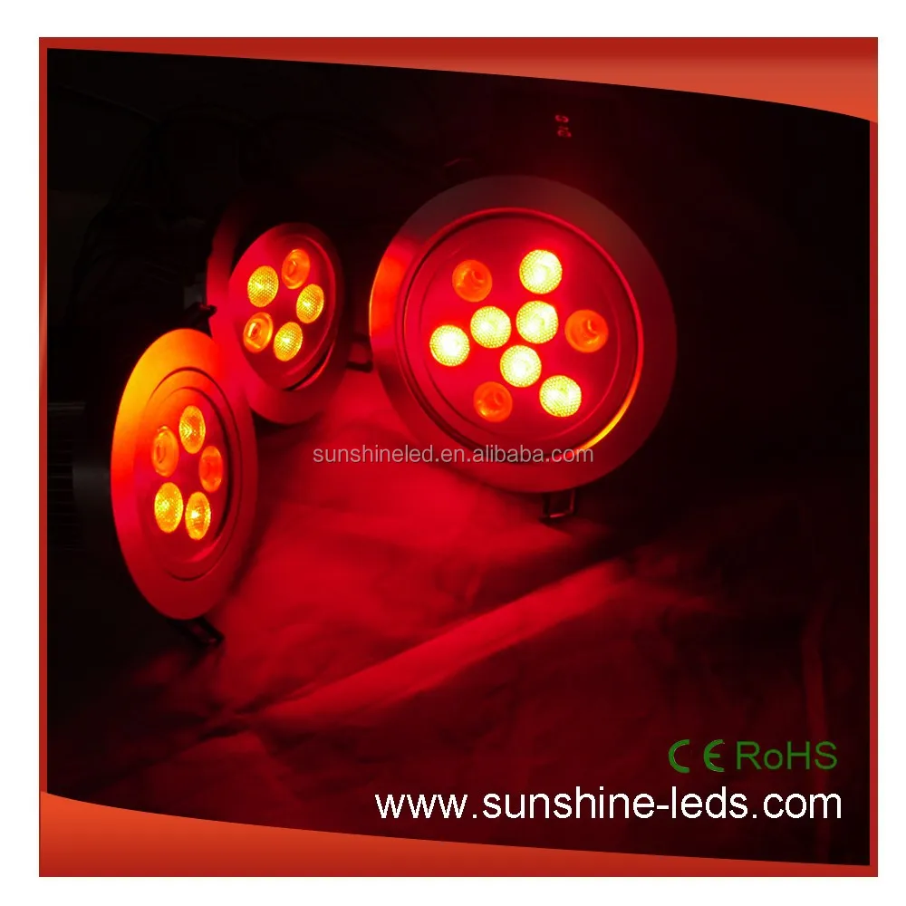 CE ROHS одобрен 9*3 Вт RGB/RGBW Пульт дистанционного управления DMX512 светодиодный потолочный светильник/потолочный