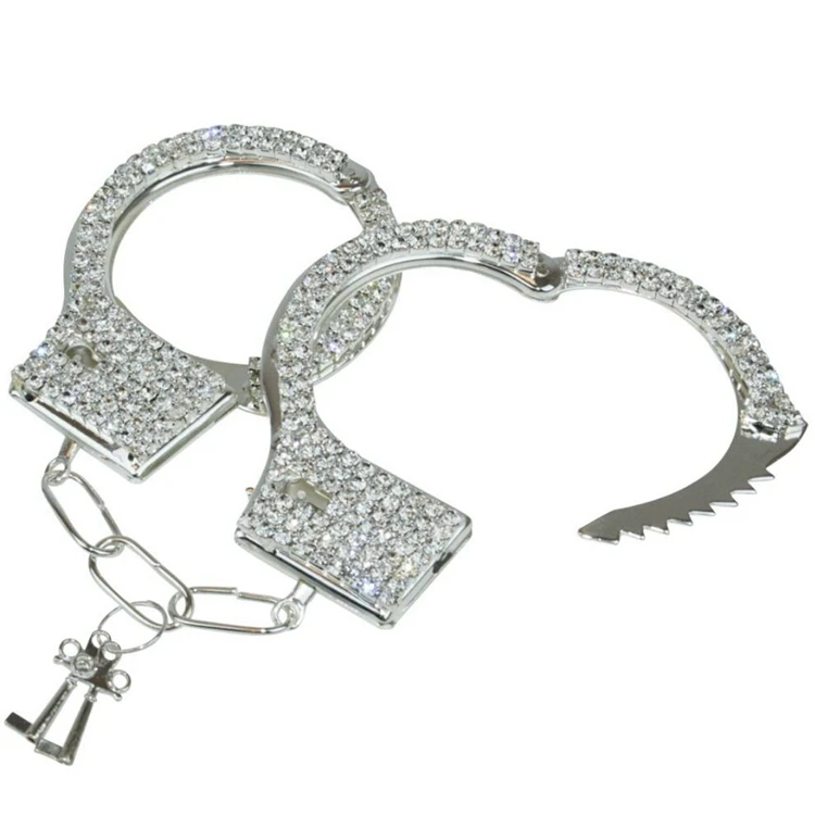 Rhinestone Jewelry Arm Handcuffs Sex Toys For Hen Party