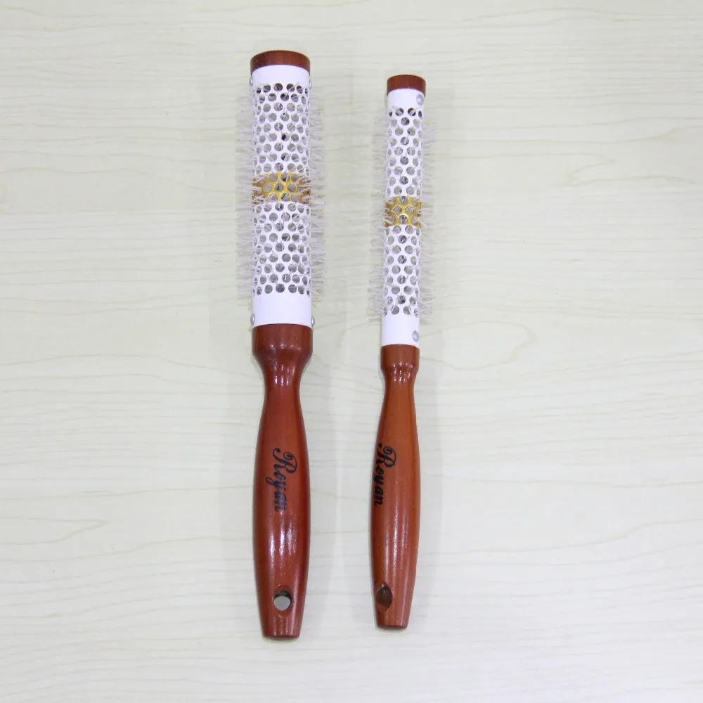 hot sell professional high quality wooden handle salon hair brush ningbo yinzhou wholesale