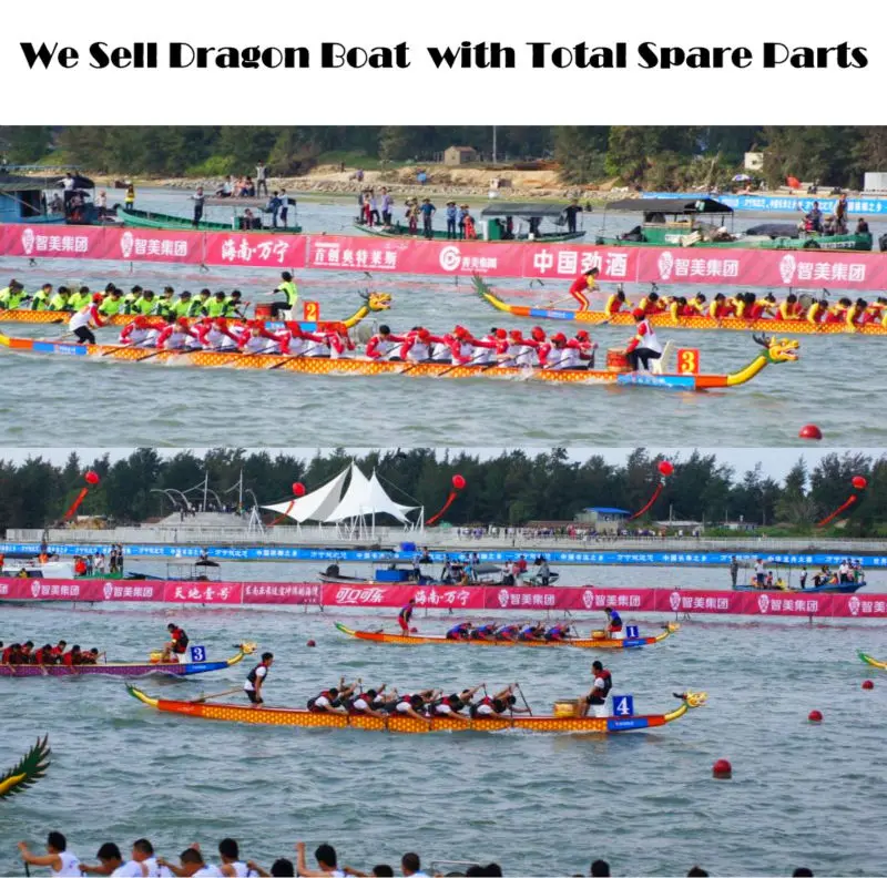 Paddle Dragon Boat With Spare Parts (PS-IDBF22)