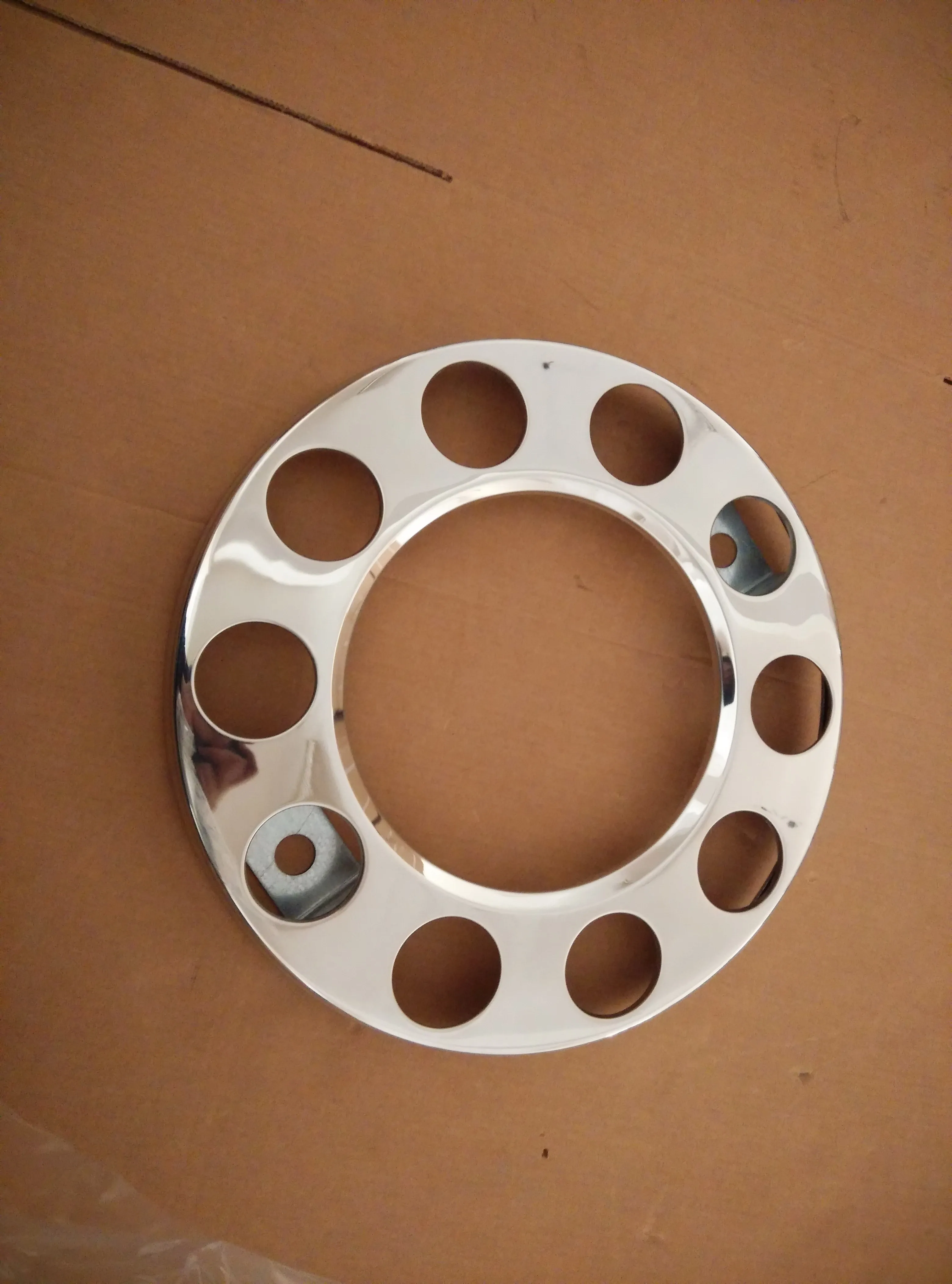 Аксессуары для автобуса 22,5 дюйма защитное кольцо для колпачка колеса 10 отверстий колпачок ступицы из нержавеющей стали