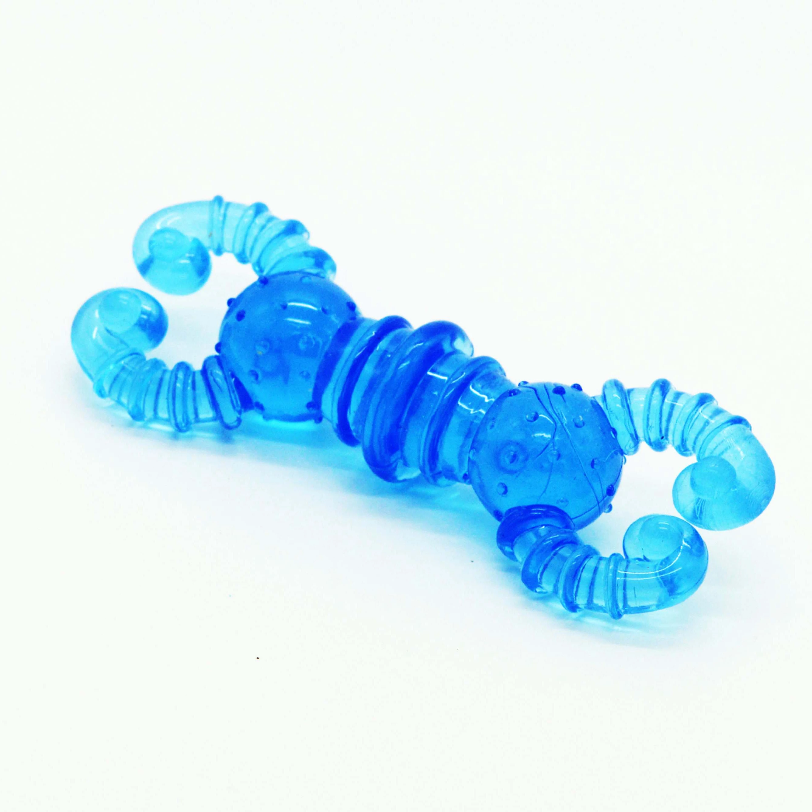 
Pet products shrimp pet chew toy hard rubber dog interactive toy for aggressive chewers 