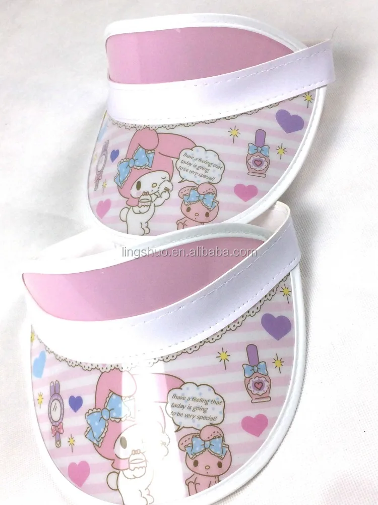 Factory product pvc plastic sun visor Vegas Dealer Golf Visor Hat Cap