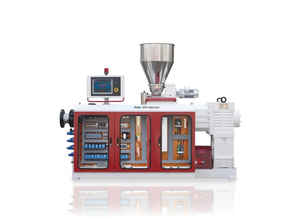 PVC uPVC Plastic door window profile extrusion equipment/ extruder production machine SJZ65/132 extruder