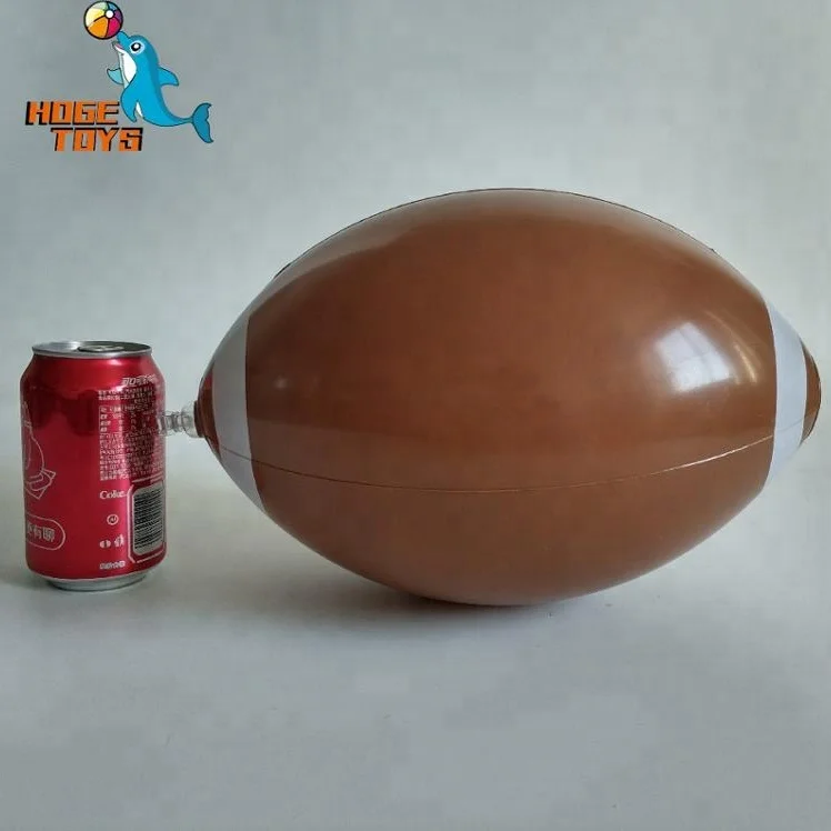 HOGE EN71 standard 16inch inflatable PVC rugby beach ball