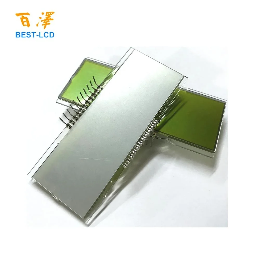 
Custom size 22 Pin 6 Digits 7 segments STN Yellow-Green LCD Display For Fuel Dispenser/Industrial Machine/Electronic Products 
