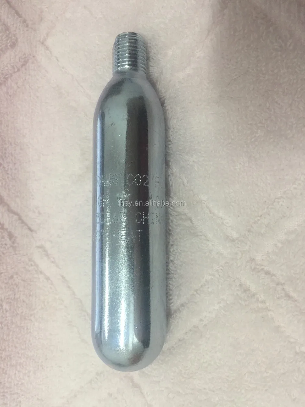 hot selling 18g 1/2 threaded disposable co2 cylinder for fire extinguisher