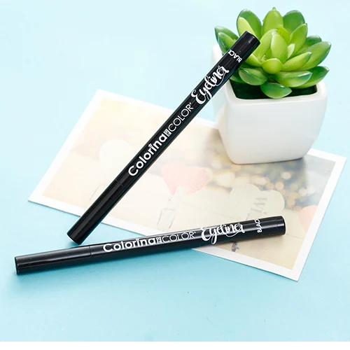 OEM Private Logo Label Wholesale Makeup Cosmetic Waterproof Liquid Natural Black Halal Vagan Eyeliner Pencil 36 hour eye liner