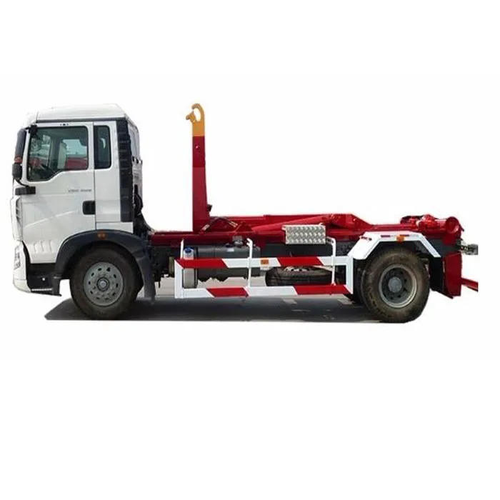 
Sinotruk Steyr 4x2 Low Price Hook Lift Arm Roll Garbage Truck 
