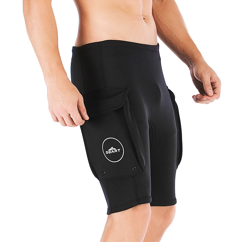 Men Swimming Trunks Warm Diving Pants 3mm Anti-UV Beachwear