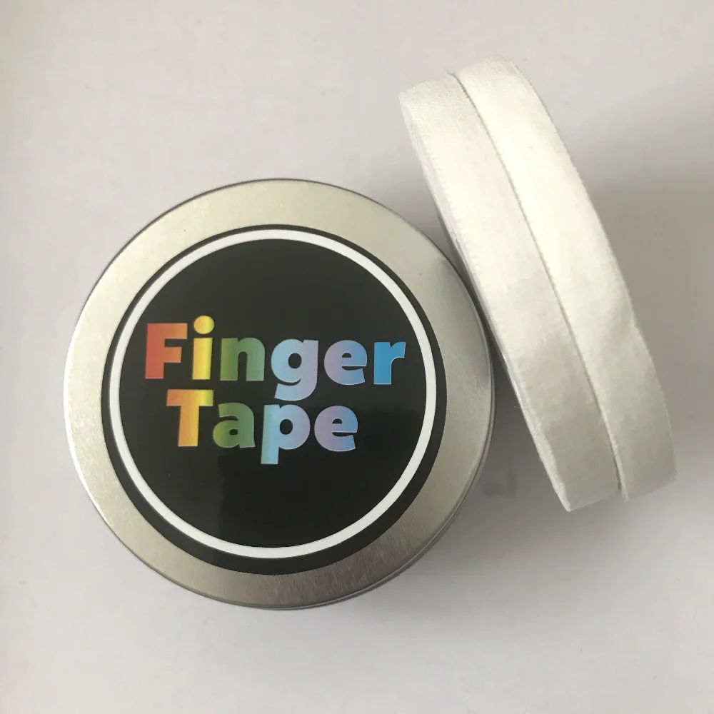 Health Sports 2Rolls 0.76cmx10m Basketball Finger Tape With Tin Can