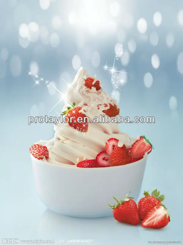 Table model,single flavour soft ice cream machine