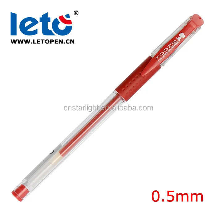 
gel pen Leto LT-009 0.5mm red blue black gel pen roller gel pen 