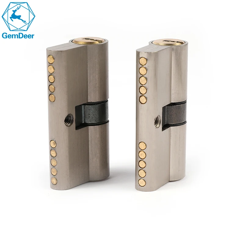 custom 60mm lock cylinder factory zinc case brass core computer key cylinder