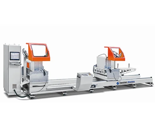  Алюминиевый профиль CNC Точная режущая пила с двойной головкой