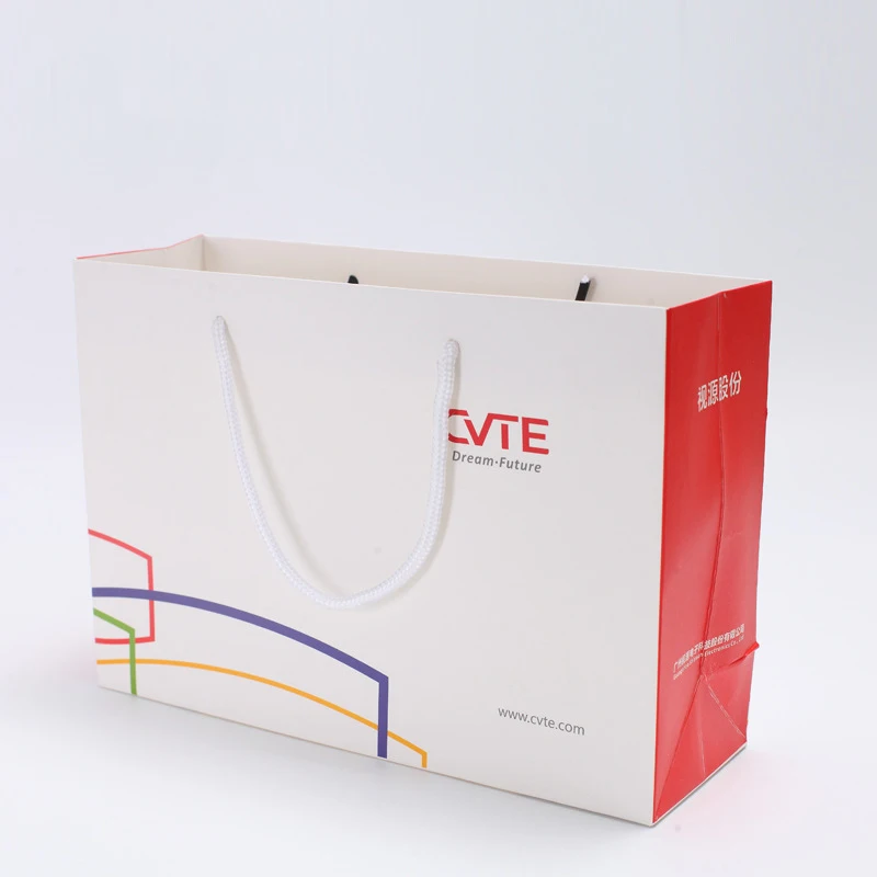 Luxury Black Gift Paper Bag Custom Made Printed Logo Jewelry Packaging Kraft Shopping Paper Bag With Ribbon Handles