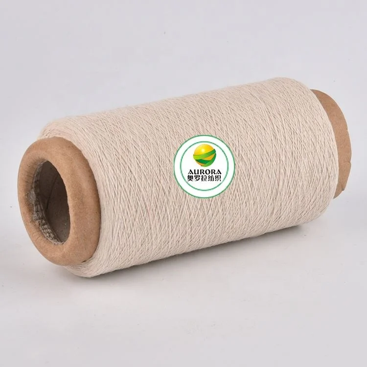 
Wholesale knitting work glove yarn supplier white cotton yarns for glove 