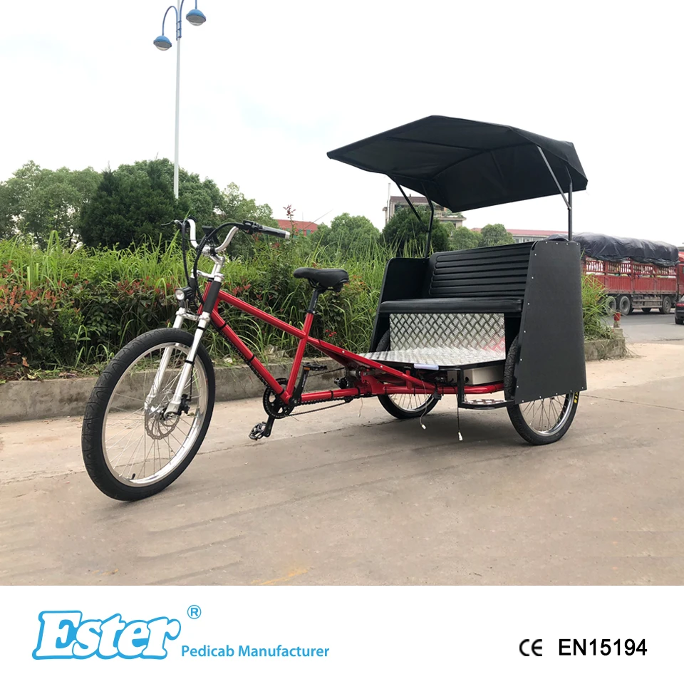 Passenger ESTER Rickshaw Price /Bike-Taxi/Pedicab Rickshaw with New Lines for Sale, adult tricycle bicycle