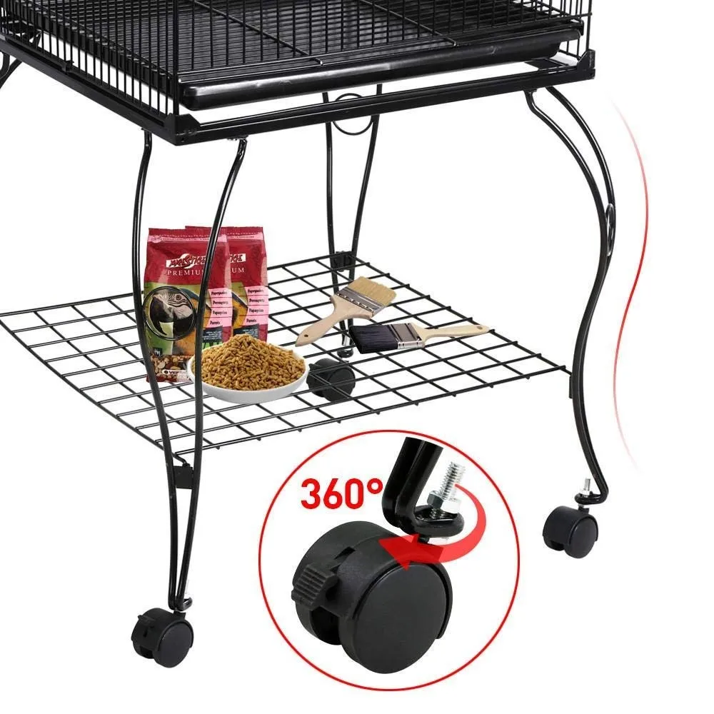 Fancy Bird Cage Parrot Pigeon Cages Bird Feeding Cages With wheel