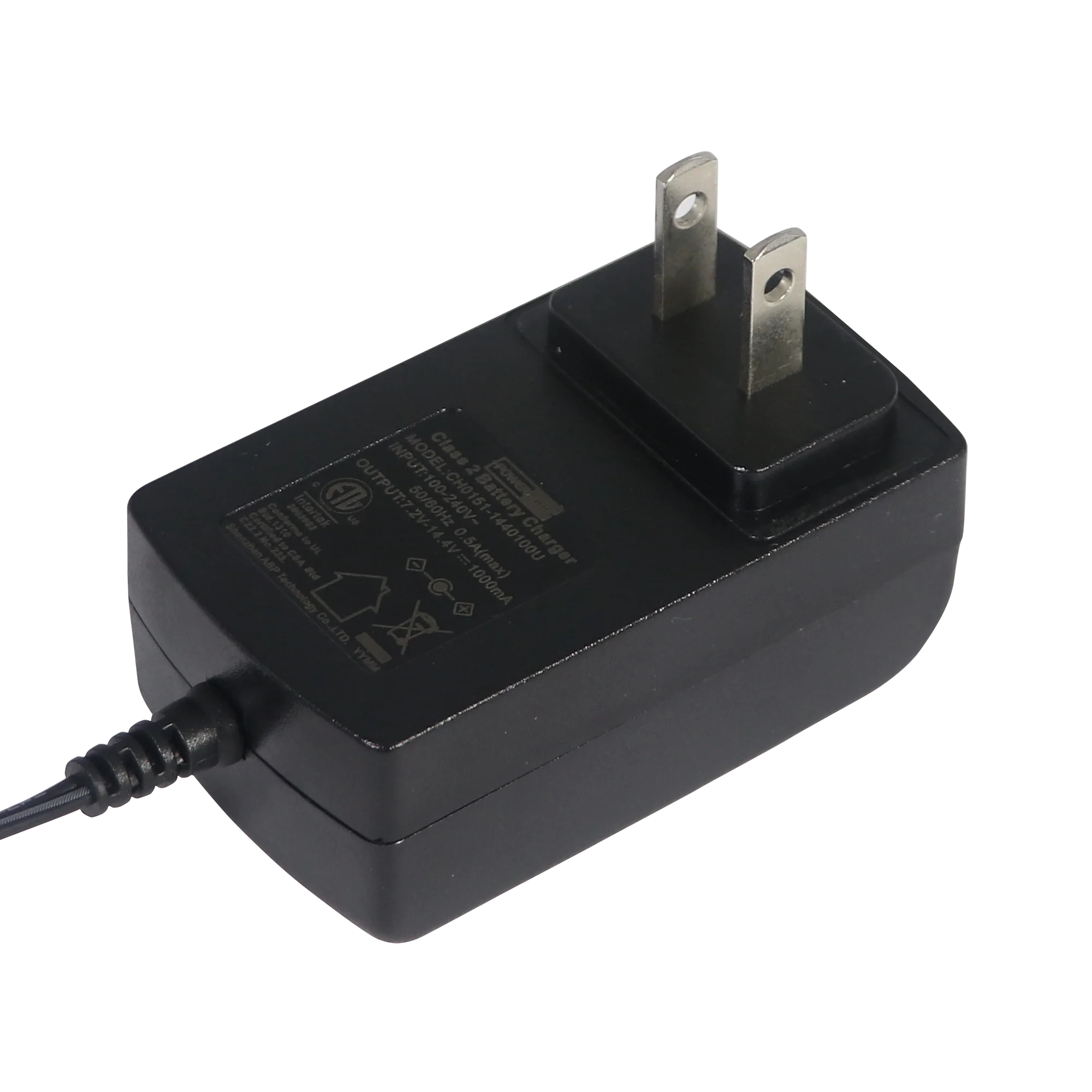 4.2V1A battery charger CUL FCC CCC CE certification Charger suitable for balance car and electric toy car or drone