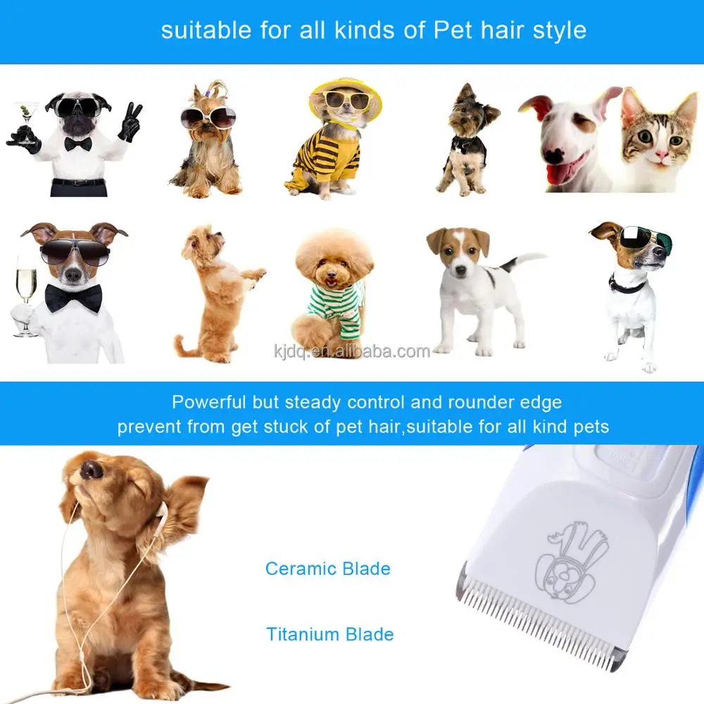 Pet Grooming Clippers with High Capacity Li-Battery