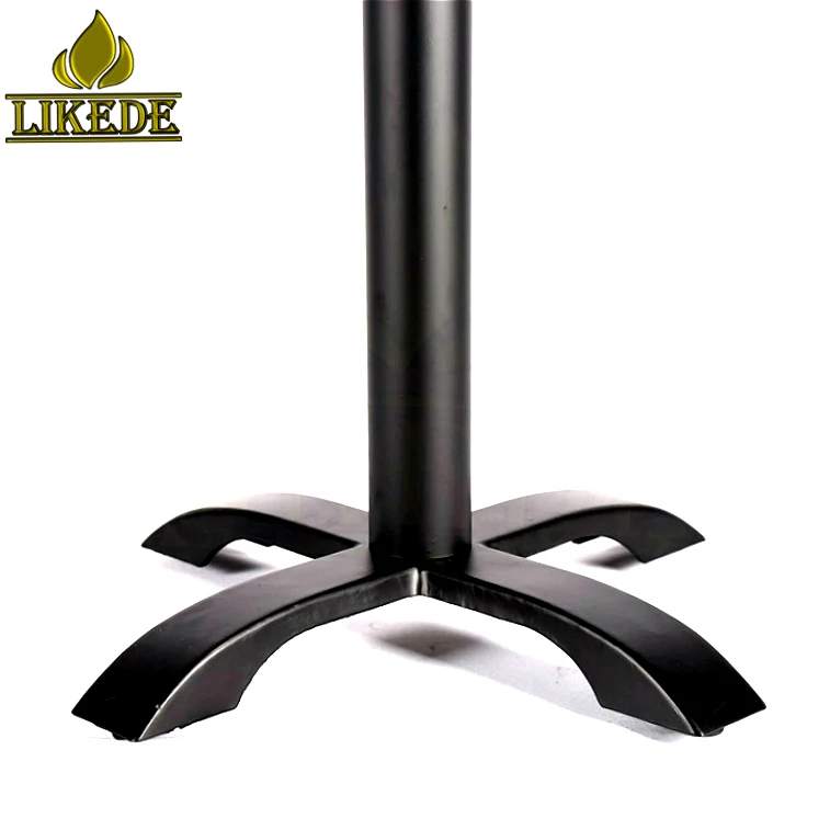 Low price high quality cast iron cross table base metal decorative metal table legs dining table cross leg